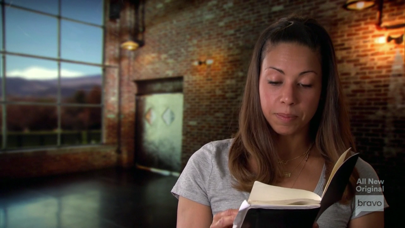 Me working on that joke earlier. (Screenshot: Bravo)